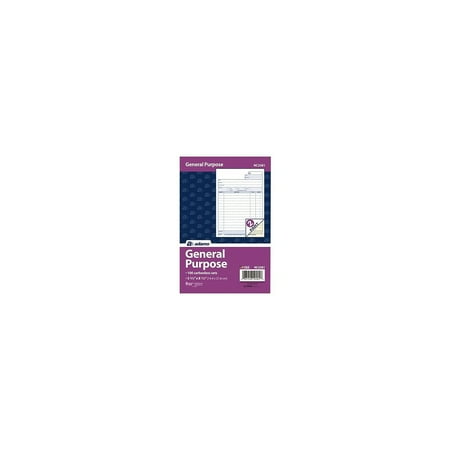 Cardinal Brands NC2581 General Purpose Forms, Two-part Carbonless, 8.5 X 5.67, 100 Forms Total/pack
