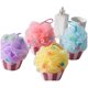 thumbnail image 1 of wonima11 Cake Design Bath Sponge Soft Fine Mesh Rich Foam Non Loosening 3D Mesh Hanging Rope for Kids Gentle Skin Friendly (Mix Color*4), 1 of 1