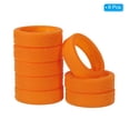 thumbnail image 3 of Uxcell Luggage Wheels Covers, Luggage Wheel Protector Covers Silicone Suitcase Wheel Covers for Suitcase, Orange 8Pcs, 3 of 7