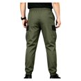 thumbnail image 3 of Zpanxa Mens Jogger Pants Nylon Tactical Cargo Jogger Pants with Drawstring Waist and Multi Pockets, 3 of 8