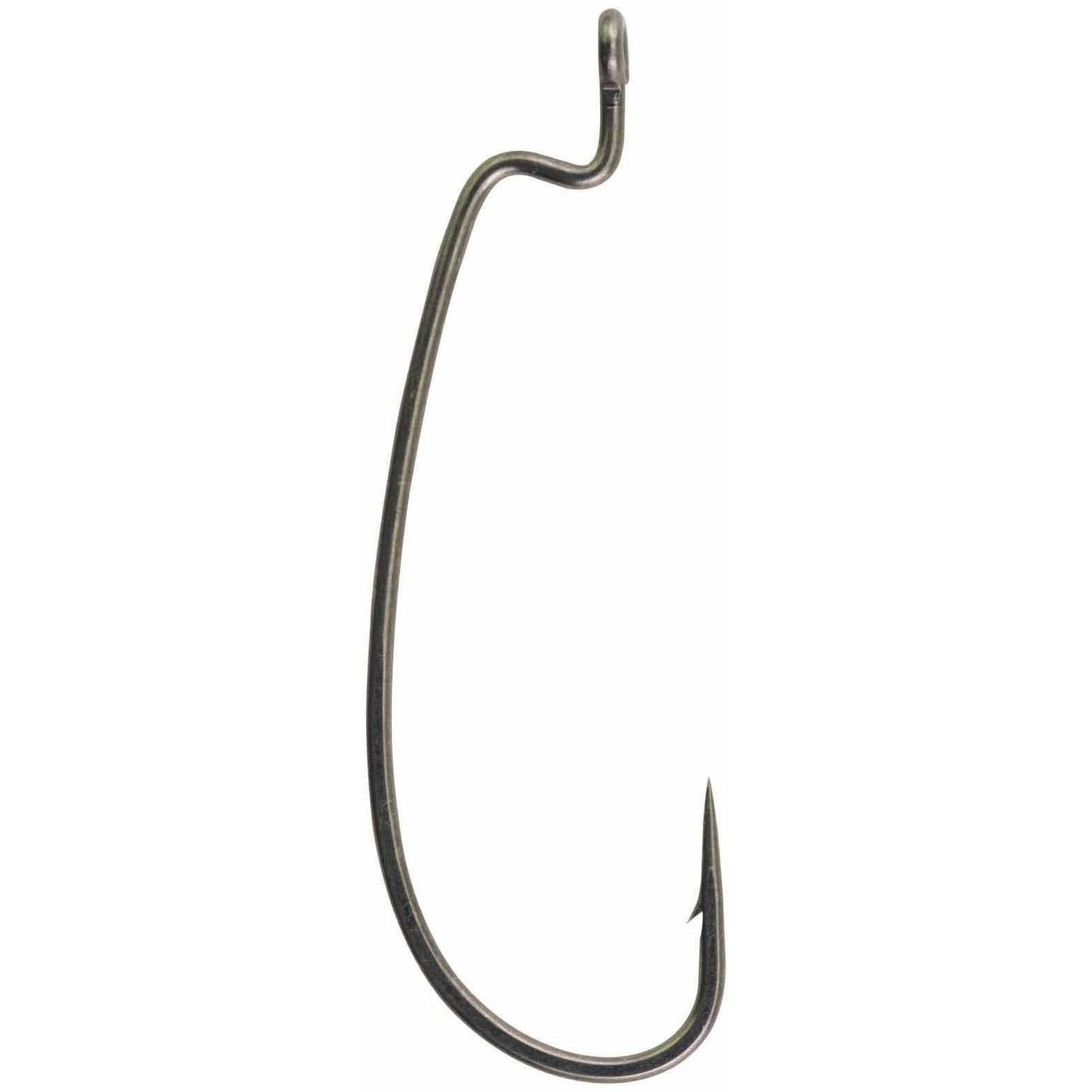 Matzuo Wide Gap Worm Hook 104012-4/0 Black Chrome Qty 25 