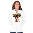 thumbnail image 4 of Betty Boop Royalty Paint Drip Cartoon Zip Hoodie Sweatshirt Women Brisco Brands S, 4 of 5