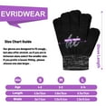 thumbnail image 3 of EvridWear Boys Girls Magic Stretch Gripper Gloves 3 Pair Pack, Kids Winter Warm Gloves(Hi Bye, M/6-8 Years), 3 of 7