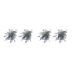 thumbnail image 1 of Injueey 2 uds lavanda artificial flor falsa plástico 7 puntas jardín planta ramo romántico autoensamblaje florero de Navidad púrpura Púrpura 2Conjunto, 1 of 6