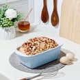 thumbnail image 2 of 9 x 6 Inch Blue Ceramic Bread Loaf Pan, Rectangular Loaf Pan for Bread, 2 of 4
