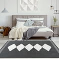 thumbnail image 2 of Tzou Big Area Rug 10'x13' Modern Geometry Area Rug for Living Room Bedroom, Non-Slip Carpet, Gray, 2 of 7