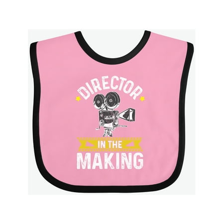 

Inktastic Future Movie Director Kids Directing Gift Baby Boy or Baby Girl Bib