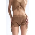 thumbnail image 4 of Ragstock Coconut Cinched Knit Cami & Shorts Set, 4 of 4