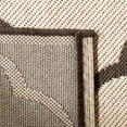 thumbnail image 4 of SAFAVIEH Beach House Nick Indoor/Outdoor Area Rug Cream/Brown, 6'7" x 6'7" Square, 4 of 7
