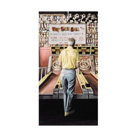 Skee Ball, My Father (Coney Island) 1990 Print Wall Art By Max