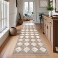 thumbnail image 1 of Runner Rug Lahome Trellis Washable 60x180cm Beige, 1 of 9