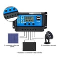 thumbnail image 4 of 12V 24V Auto Solar Charge And Discharge Controller 30A 10A LCD Solar Regulator With Dual USB 5V ,Widely Compatibility, 4 of 5