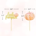thumbnail image 2 of Cupcake Toppers Aukolass Pumpkin Thanksgiving Party x24, 2 of 6