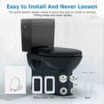 thumbnail image 4 of Toilet Seat,Round Toilet Seat with Built-In Potty Training Seat, Slow Close and Magnets,for Adult and Child, 4 of 7