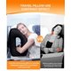 thumbnail image 4 of Almohada de viaje inflable Sunany con soporte para el cuello, antifaz y tapones para los oídos, 4 of 8
