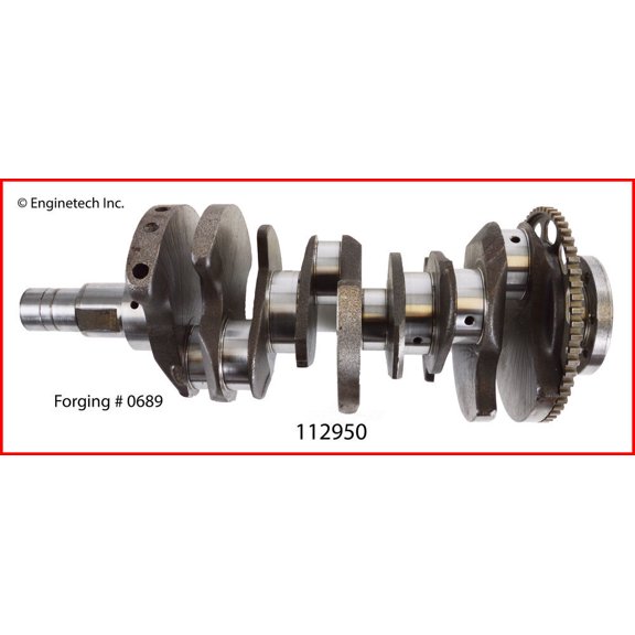 Enginetech 112950 Engine Crankshafts Kit with Main and Rod bearings