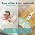 thumbnail image 4 of AlfaBot Cordless Electric Mop, Self-Propelled Dual-Spin Mop with LED Light & Spray, 260ml Tank 50 Mins Runtime, Lightweight for Hardwood Tile Cleaning Up to 2700 sq.ft, 4 of 9