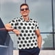 thumbnail image 4 of Fotbe Soccer Camiseta Polo de Golf para Hombre con Estampado – Camisa Deportiva Transpirable con Cuello Abotonado-Small, 4 of 6