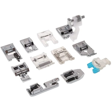 CRILSTYLEO Sewing Machine Presser Foot Set for Multipurpose Home Sewing and Knitting Projects