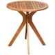 thumbnail image 4 of Mesa auxiliar de madera Costway Redonda 70 CM con Base en X, 4 of 6