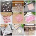 thumbnail image 2 of 50/100 piezas de bolsas de plástico con forma de corazón, pequeñas bolsas de plástico autoadhesivas para envolver pasteles, galletas, suministros para fiestas, festivales, 7 x 7 cm, 2 of 5