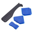 thumbnail image 1 of Juego de 4 herramientas de calafateo de silicona Herramienta de acabado de sellador Raspador de lechada Herramienta de eliminación de calafateo para piso de baño de cocina, 1 of 5
