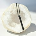 thumbnail image 2 of Worthy Wands Curb Necklace, Black Stainless Steel, 22 in, 2 of 5