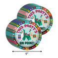 thumbnail image 2 of This Party is on Point Llama and Cactus Party Supplies - Southwest Fiesta Birthday Party Supplies 64 Piece Tableware Set Includes Large 9" Paper Plates Dessert Plates, Cups and Napkins Kit for 16, 2 of 9