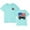 Mint Green, variant on Independence Day Toddler Boys T-shirt for Boys, Short Sleeve Cotton Tee with Double-Sided Print, Round Neck, Breathable Fabric, for Ages 3-10, Hand Wash Only