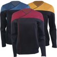 thumbnail image 2 of ST Picard 3 Command Rot uniforme Cosplay Starfleet Gold Blau camisas con cremallera Picard disfraz Halloween fiesta PropamarilloSG Deng Xun unisex, 2 of 2