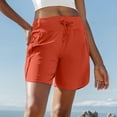 thumbnail image 4 of Women's Active 7 Inseam Athletic Long Running High Wasistband Shorts, Quick Dry Breathable Gym Shorts for Gym, 2XL, 4 of 6