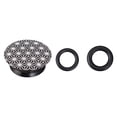 thumbnail image 2 of Neinkie Chainwheel Crank Cap Bright Color Dustproof Decoration Chrysanthemum Print Anti Corrosion Crankset Dust Cover for Riding, 2 of 9