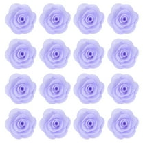 Uxcell 16-Pack Camellia Flower Lapel Pin for Men Suit, Brooch Pins Handmade Boutonnieres for Men Women Suit [Light Purple]