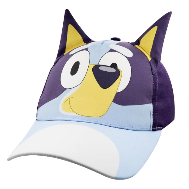 Gorra de béisbol Bluey para niños pequeños, ajustable, de algodón
