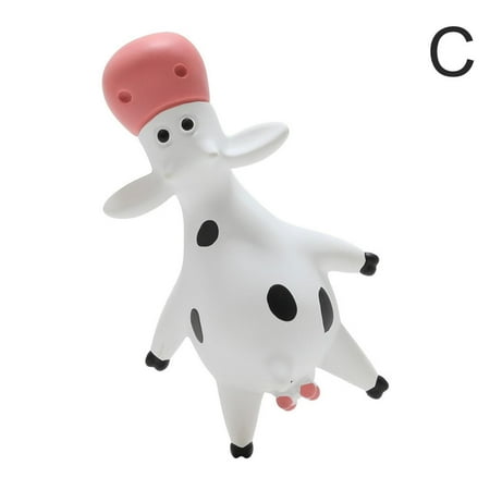 

3D Resin Refrigerator Magnets Cute Cow Magnets Funny Fridge Decor XMAS DIY N1G9