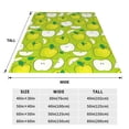thumbnail image 3 of Vsdgher Green Apple Ultra-Soft Micro flannel Blanket Throw Blankets for Couch Sofa, Bed (4 sizes)-60"x50", 3 of 7
