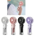 thumbnail image 2 of Misting Fan with Misting Small Handheld Fan Rechargeable Fan Water Handheld Fan Mister Hand Fan Cooling 4 Speed, 2 of 8