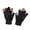 Black, variant on Under $5 Elf Gloves Christmas Touchscreen Gloves for Women Men, Thermal Knitted Winter Gloves with Cute Xmas Print, Windproof & Grippy, Ideal Christmas Gift