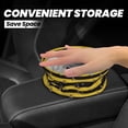 thumbnail image 4 of Easygdp Striped With Bees Car Trash Can Garbage Car Accessories Trash Can Car Waste Bin for for Driver and Passenger Any Vehicle, 4 of 7