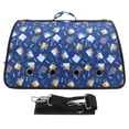 thumbnail image 1 of Sac de Transport Pliable pour Petits Animaux Extérieur Chat Chiot 8 Trous Sac à Main Bleu Foncé Chat, 1 of 5