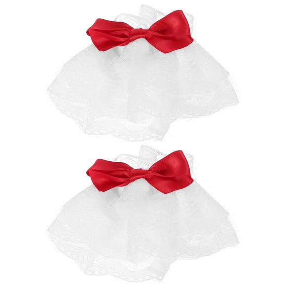 1 Pair of Women Wrist Cuffs Fashionable Wrist Cuffs Lace Wrist Sleeves Dress Accessories for Teen Girls