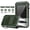 Dark green 49800mAh, variant on Portable 49800mAh Solar Power Bank for Camping, Dual USB Ports, LED Flashlight & Compass, Orange