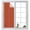 Red, variant on Sunny Yellow Solid Window Privacy Film, Minimalist Cloth Soft Yellow Linen Texture Frosted Glass Window Clings Static Cling UV Heat Blocking Reusable Door Sticker for Bathroom 23.6 x 59 Inch