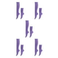 thumbnail image 3 of Baohd 2x Stably Fixed Slouch Socks With No Loose Thread Comfortable To Wear Polyester Fit For All Feet Shape Durable Light Purple 5Set, 3 of 6