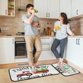 thumbnail image 5 of Retro Honey Bees Wildflowers Kitchen Mat Set of 2 Anti-Fatigue Kitchen Rug Set Non Slip Foam Cushioned Kitchen Runner Rugs and Mats Comfort Standing Mat for Farmhouse Doormat Laundry, 5 of 6