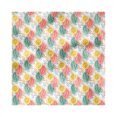thumbnail image 1 of Leaves Decorative Satin Napkins Set of 4, Repeating Pastel Leafage Pattern Autumn Style October Fall Season Herbs Print, Square Fabric Party & Dinner Napkin, 12", White Multicolor, by Ambesonne, 1 of 2