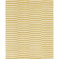 thumbnail image 1 of Unique Loom Tapis à Rayures Alternées Williamsburg 8' x 10' Rectangle Jaune/beige, 1 of 1