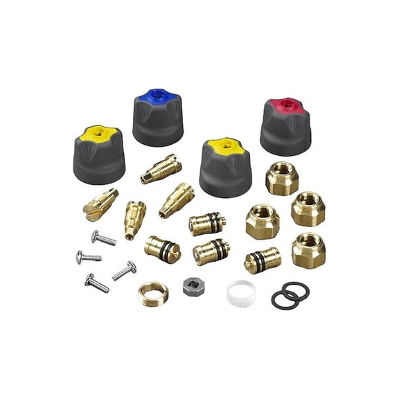 Yellow Jacket Repair Kit, 7 in L, Black, Bronze 41083