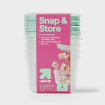 Snap & Store Square Food Storage Containers - 8 fl oz/4ct