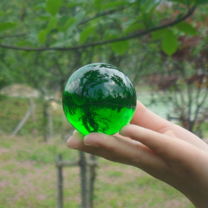 Stand.1 Black Asian Rare Natural Quartz Magic Crystal Healing Ball Sphere 40mm 